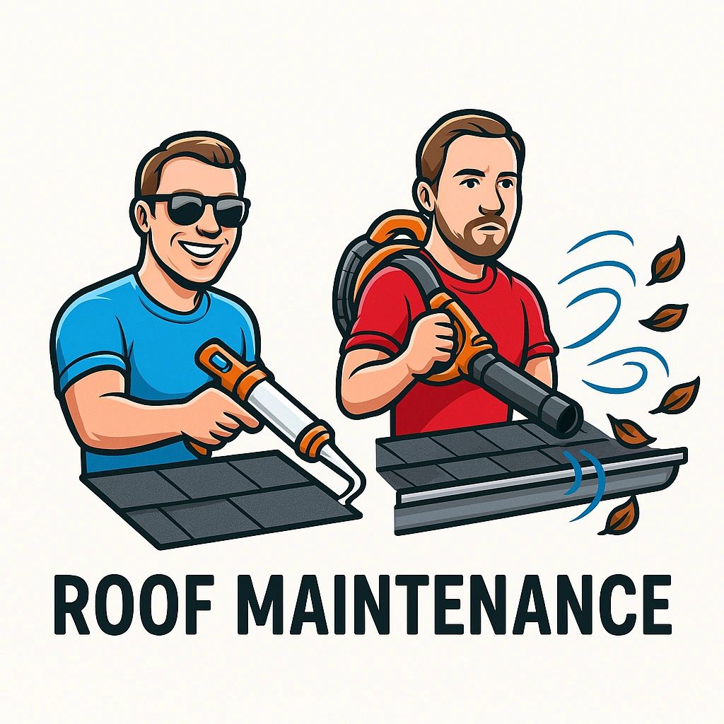 Roof maintenance inspection